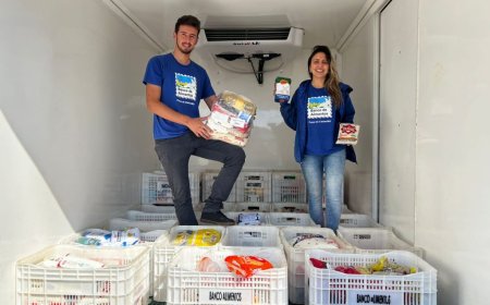 BANCO DE ALIMENTOS RECEBE DOAÇÃO DE 783 KG DE ALIMENTOS ARRECADADOS EM EVENTO