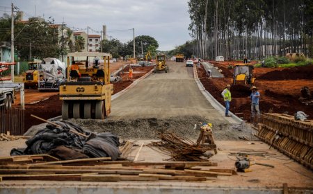 Corredor Norte-Sul: começa concretagem da ponte sobre o córrego Nova Aliança, no João Rossi