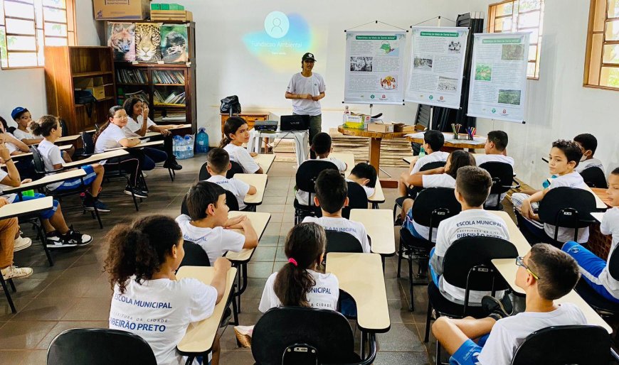 Estação Ecológica de Ribeirão Preto recebe alunos da rede municipal