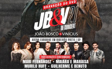 João Bosco & Vinicius gravar o DVD em Ribeirão Preto
