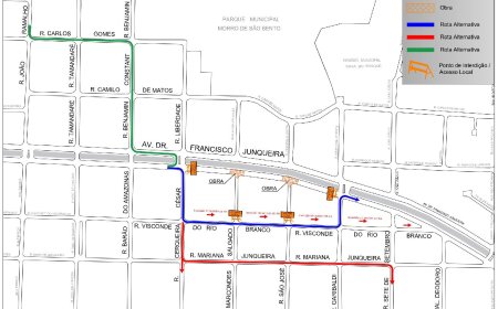 Trecho da avenida Francisco Junqueira terá interdição total na terça-feira, dia 25