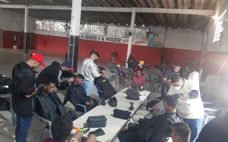Centro POP realiza ação de corte de cabelo para pessoas em situação de rua