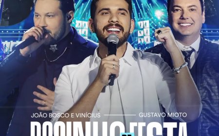 Ao lado de Gustavo Mioto, João Bosco e Vinícius lançam primeira faixa de novo DVD