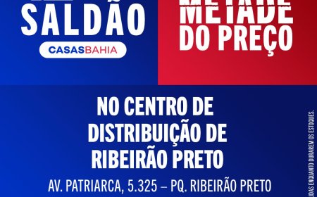 Casas Bahia Inaugura Operação Saldão no Parque Ribeirão Preto com produtos até metade do preço