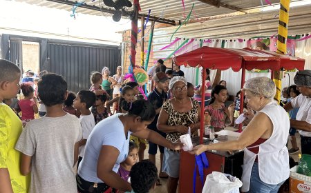 Dia das Crianças na ONG MÃOS DADAS COM A SOLIDARIEDADE: Uma Celebração de Amor e Alegria