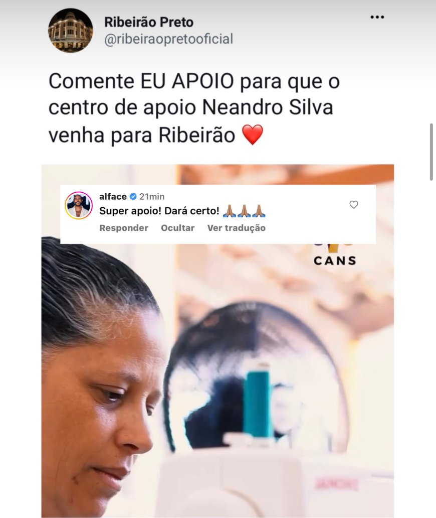 Ex-BBB Ricardo Alface Apoia Iniciativa Humanitária com Potencial Transformador em Ribeirão