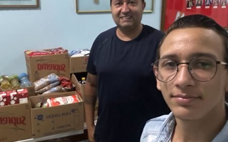 BANCO DE ALIMENTOS RECEBE DOAÇÃO DE 89 KG DE ALIMENTOS DE JOVENS DA ORDEM DEMOLAY