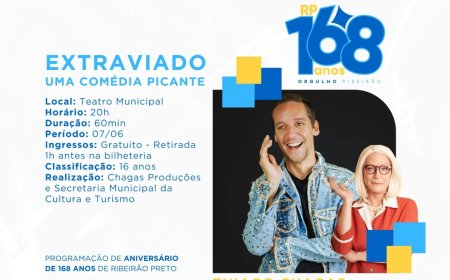 Celebrando os 168 Anos de Ribeirão Preto: Espetáculo de Stand-Up Gratuito com Thiago Chagas