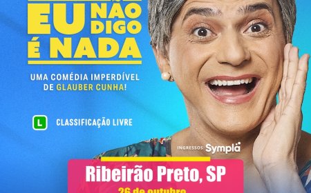 Humorista Glauber Cunha apresenta show “Eu Não Digo é Nada” no Teatro Municipal