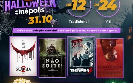 Halloween: Cinépolis do Iguatemi Ribeirão Preto exibe filmes de terror com valores especiais e brinde a quem comparecer de fantasia