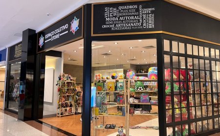 A loja colaborativa foi criada pela ONG Arco-Íris para incentivar e viabilizar artistas e expositores locais