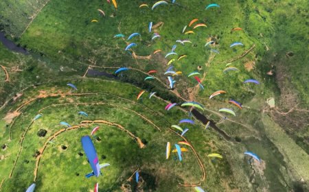 Rampa do Cristo recebe o 2º Open de Parapente com grandes voos previstos em Poços de Caldas