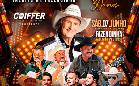 Sérgio Reis e Clube da Viola se apresentam em Ribeirão Preto no Restaurante da Fazendinha