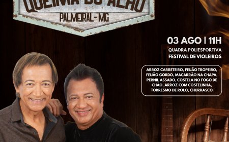 Queima do Alho de Palmeiral celebra a cultura tropeira com gastronomia, música e solidariedade neste domingo (3/8)