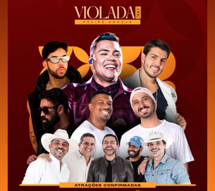 Felipe Araújo comanda a Violada Show em noite especial no Alcans Hall