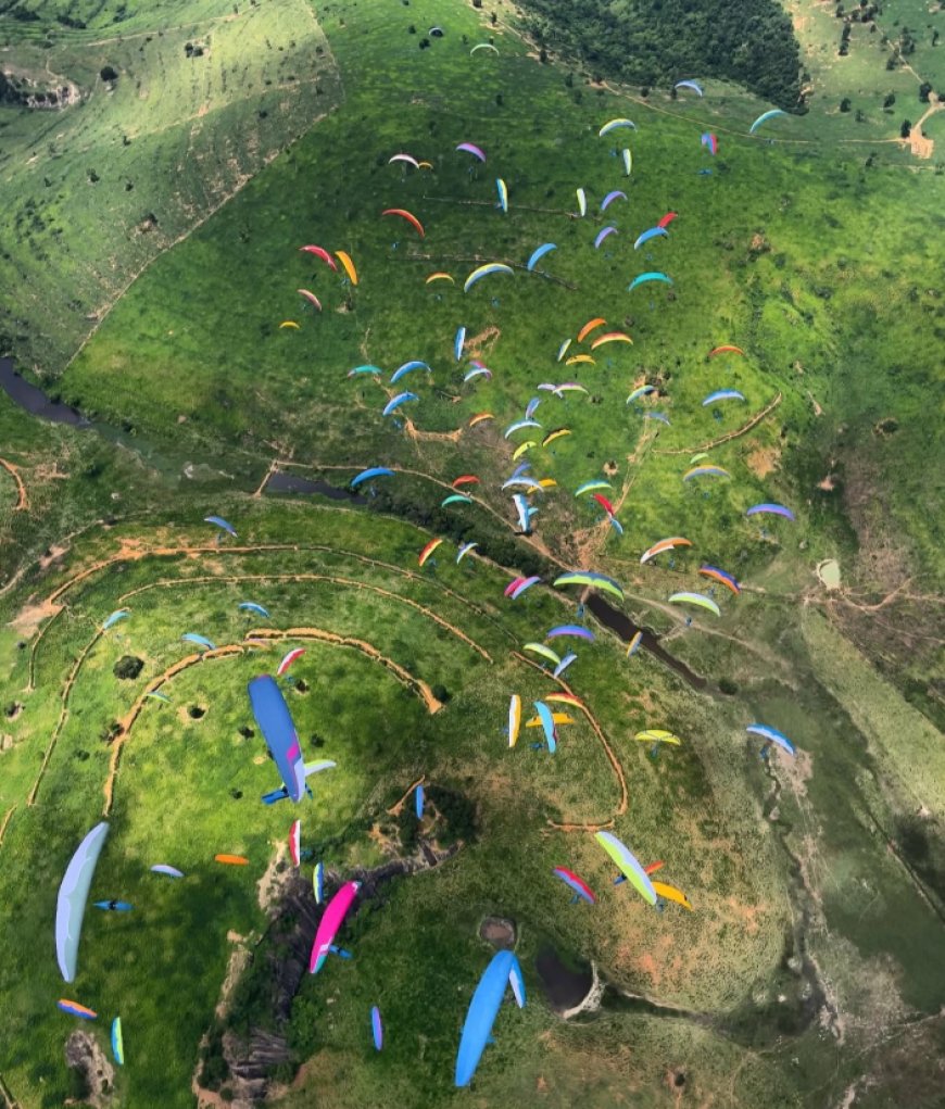 Rampa do Cristo recebe o 2º Open de Parapente com grandes voos previstos em Poços de Caldas