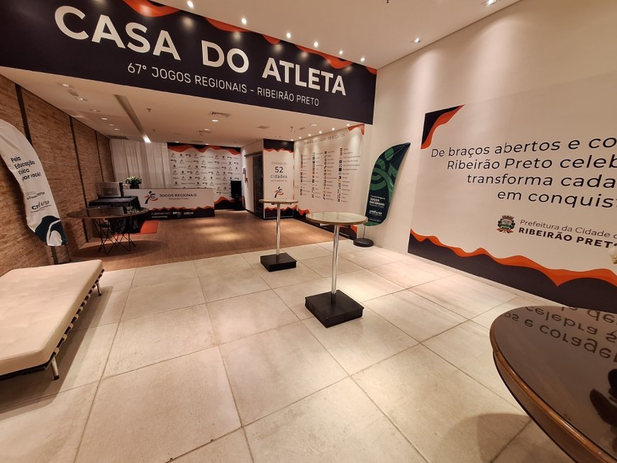 Casa do Atleta, no ShoppingSantaÚrsula, é cenário de trocas inspiradoras entre atletas dos Jogos Regionais
