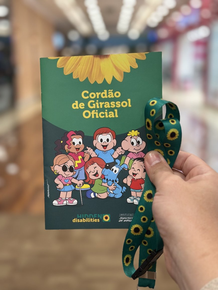 RibeirãoShopping e ShoppingSantaÚrsula distribuem cartilha com a Turma da Mônica sobre deficiências ocultas