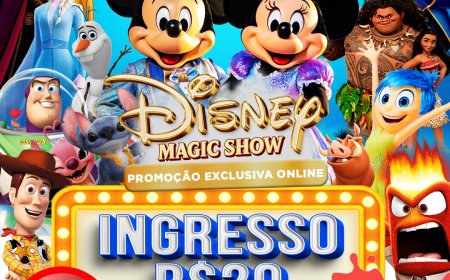 Disney Magic Show encanta Ribeirão Preto com tecnologia e personagens icônicos