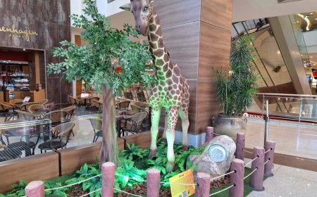 Aventura Selvagem: ShoppingSantaÚrsula estende mostra de animais em tamanho real até 24 de agosto
