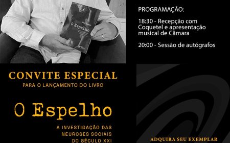 Psicanalista João Lister lança “O Espelho” no Centro Cultural Palace de Ribeirão Preto