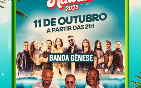 Festa do Havaí agita Botelhos no dia 11 de outubro com 3 ambientes e grandes atrações no Clube CREBOJA
