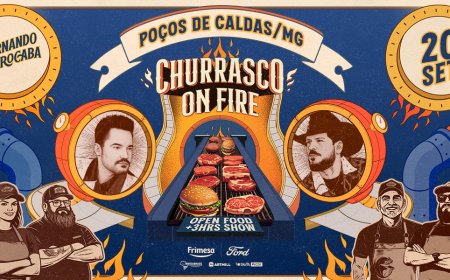 Poços de Caldas recebe neste sábado o "Churrasco On Fire", maior evento gastronômico em público do Brasil