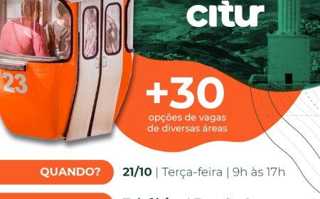 CITUR promove o 1º Feirão de Empregos com vagas no setor turístico de Poços de Caldas