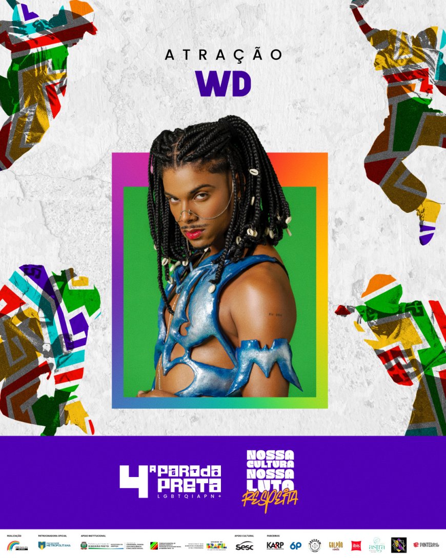 Parada Preta, que celebra diversidade e resistência, será lançada na próxima terça-feira, dia 4, em Ribeirão Preto