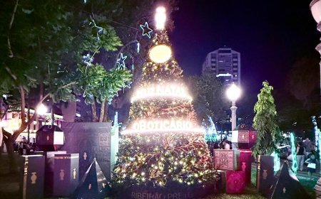 Natal do Boticário chega a Ribeirão Preto com árvore iluminada no Centro