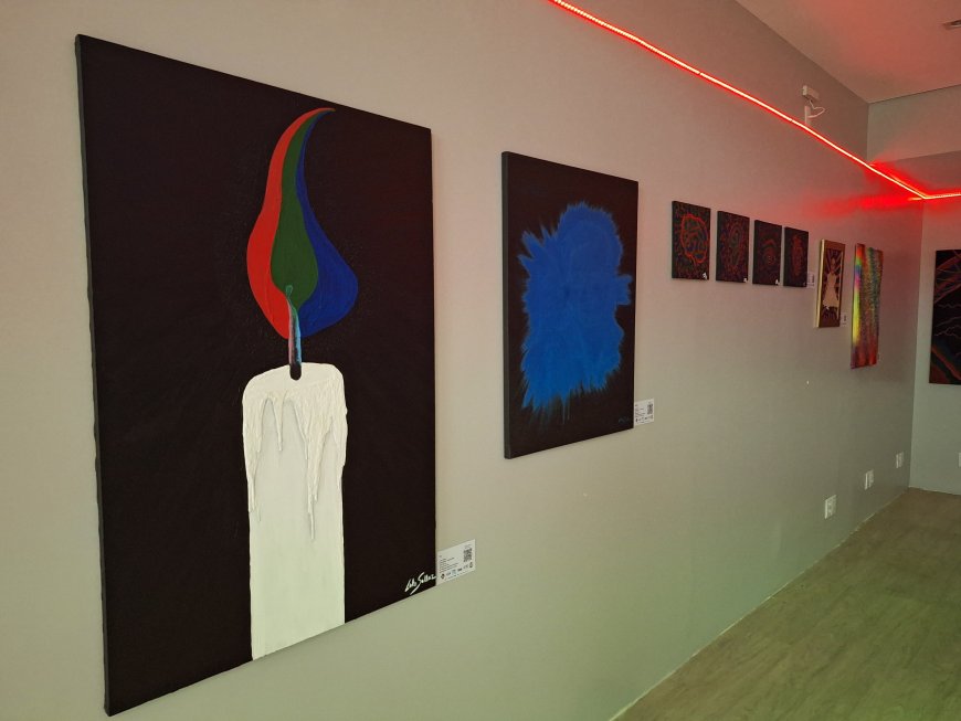 Exposição gratuita no ShoppingSantaÚrsula faz obras de arte mudarem de forma com efeitos de luz