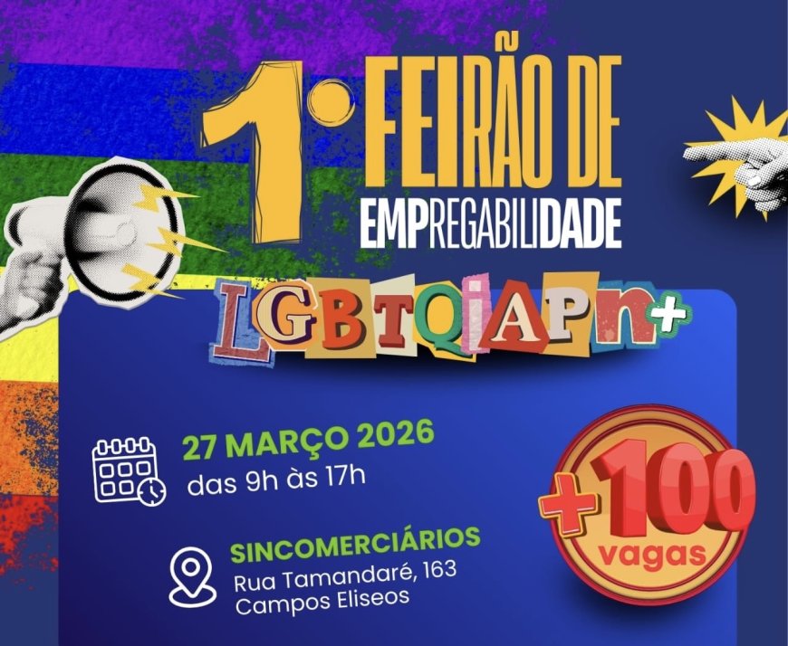 Ribeirão Preto recebe 1º Feirão de Empregos LGBTQIAPN+ com mais de 100 vagas