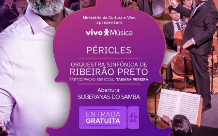 Vivo Música celebra os 170 anos de Ribeirão Preto com show gratuito de Péricles e Orquestra Sinfônica