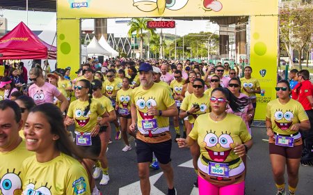 RibeirãoShopping recebe Corrida do Bob Esponja com percurso para toda a família