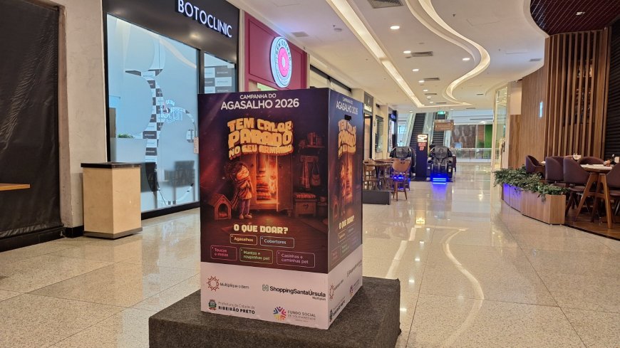 Campanha do Agasalho da Multiplan transforma RibeirãoShopping e ShoppingSantaÚrsula em pontos de mobilização social