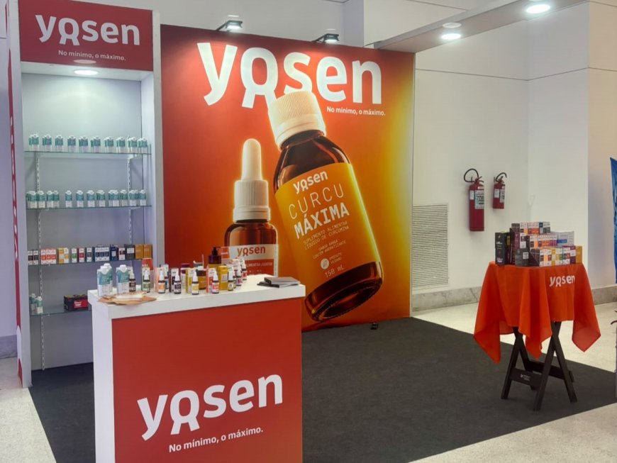 Yosen apresenta tecnologia aplicada à suplementação em congresso nacional de nutrição esportiva