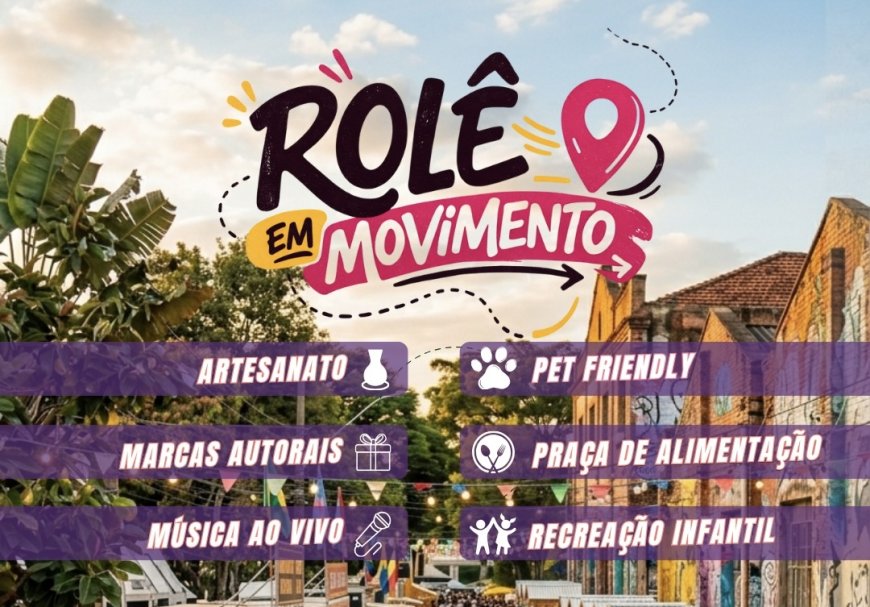 Rolê em Movimento transforma a City Ribeirão em ponto de encontro com cultura, música e gastronomia