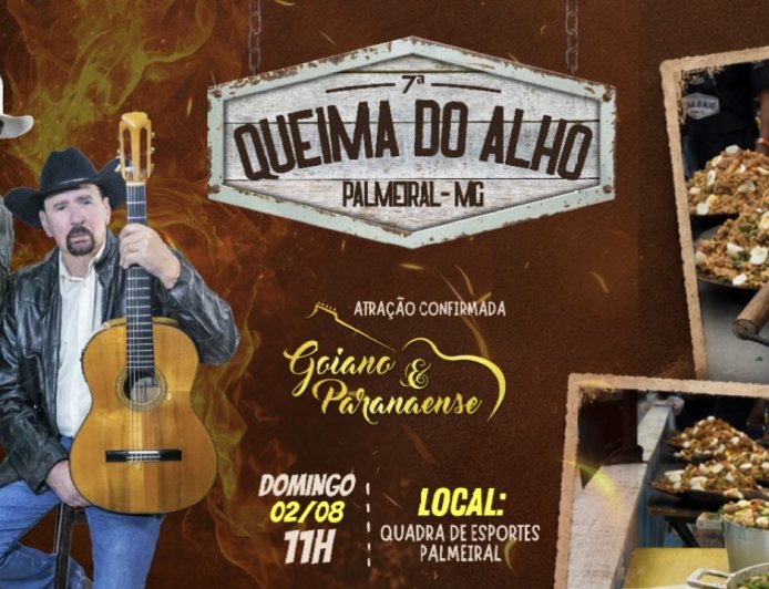 7ª Queima do Alho de Palmeiral celebra tradição, cultura e solidariedade em Botelhos